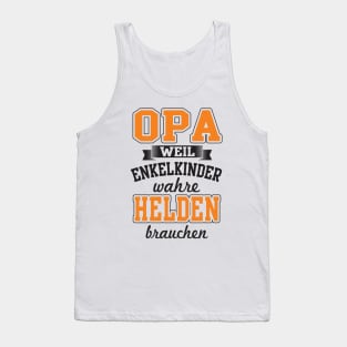 Opa weil enkelkinder superhelden brauchen (1) Tank Top